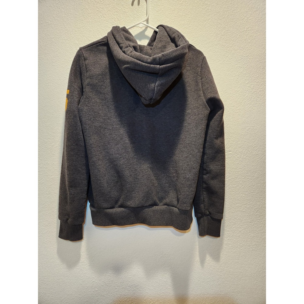 Superdry Track & Field 65 Hoodie Women's US 8 Gray‎ Pullover Sweatshirt - Picture 2 of 12